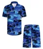 Men's Tracksuits Male Vocation Wears Summer Hawaiian Shirts And Shorts Men Leisure Suit Clothes Beach SetsMen's