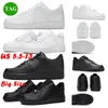 Big size free shipping men designer Casual Outdoor shoes platform women skate triple Black White mens outdoor sports sneakers trainer tennis