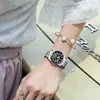 Relojes de pulsera Reloj de lujo para mujer 2022 Relojes impermeables de acero inoxidable Moda para mujer Rosa Azul Verde Dial
