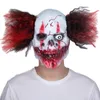 Home Divertente Clown face dance Cosplay Maschera in lattice maschera per feste costumi oggetti di scena Halloween Terror Mask uomini maschere spaventose 0815