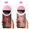 LED Selfie Ring Light Novelty Makeup Lighting Selfies Lamp Mobiltelefoner Foton Nattljus LED -spegel Neonskyltlampor