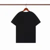 Camiseta masculina casual de luxo New Wear designer manga curta 100% algodão de alta qualidade atacado preto e branco tamanho M ~ 2XL # 61