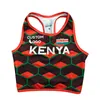 Tampas de tanques de corrida rápida do Kenya Women Rackfield, traje 4*100 roupas de velocidade Customizable Bra 220505