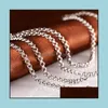 Chains Necklaces Pendants Jewelry New Design Stainless Steel Chain Necklace 2.5Mm 18-24Inches Top Quality Fashion K5430 Drop Delivery 2021