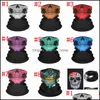 Party Masks Festive Supplies Home Garden Ll Skl Bandanas Magic Seamless Bandana Headscarf Face Mask Scarf Halloween Ride B Dh1Jr