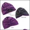 Beanie/Skl Berretti Cappelli Cappelli Sciarpe Guanti Accessori moda Fl Er Cappello indiano interno Berretto turbante elasticizzato musulmano Sottoscocca islamica Cofano S