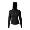 Yoga Outfits News style yoga clothes hooded define women039s sports jacket coat doublesided brushed fitness Hoodie2136736