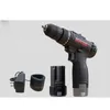 Cordless 12V lithium battery electric screwdriver cordless drill with 2 batteries and charger Y200321