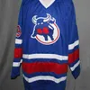 Thr Birmingham Bulls #9 MICHEL GOULET Hockey Jersey Embroidery Stitched Customize any number and name Jerseys