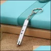 Cat Toys Supplies Pet Home Garden Red Laser Pointer Pen Key Ring With White Led Light Show Portable Infrared Stick Funny Cats Wholesale 21