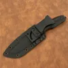 Pohl Force Lionsteel Sabit Blade Bıçağı DC53 Çelik Açık Taktik Kıça Hayatta Kalma Kamp Araçları Koleksiyon Av Bıçakları