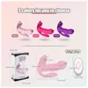 Nxy Vibrators Pink Wireless Vibrator for Women Masturbator Licking&sucking Dildo 3 in 1 Clitoris Stimulator Vagina Massage Erotic Sex 220420