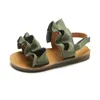 Mode Mädchen Strand Sandalen Casual Lotus Blatt Komfortable Weichen Boden Haken Schleife Strand Schuhe Für Kinder kinder Kleinkind Wohnungen 220623