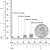 Реал 0,11 Карата D Цветные серьги для женщин 100% 925 Серебряная серебряная серебряная тенденция Свадебные украшения 585 Розовое золото 220721