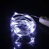 Strängar LED 6 st/parti 0,75 m 1 m 2 m korklampor för bröllop batteri vin flaska sträng glas mason burk fairy ljus