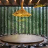 Anhänger Lampen Chinesischen Stil Holz Lichter Beleuchtung Nordic Kreative Fan Für El Schlafzimmer Loft Hängen Lampe GerätePendant
