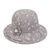 Floral Bucket Hat Women Caps Hip Hop Gorros Ladies Summer Cute Jewelry Decorated Panama Cap Beach Outdoor Sun Hats Cotton Sunhat