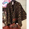 Bufanda de alta calidad para mujer, chal de diseñador, Pashmina clásica con letras completas para mujer, bufanda de Cachemira de invierno de lujo, abrigos de lana cálidos, bufandas tipo capa