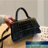 Kvällspåsar Korrigera kvinnor Designers Luxurys Handbag Wowomen Fashion Handbag Wowomens Handväskor Lady Shoulder All Match Classic Crocodile Pattern Ladies