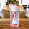 Bottiglie d'acqua per bambini Acqua Sippy Coppa Care creativa Coppa per alimentazione per neonati con cannucce per bambini portatili per esterno