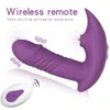 Telescopic Dildo Vibrator Wearable Sucking Wireless Remote 9 Speed Vagina Stimulator Clitoris Sucker sexy Toys For Woman