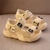 Kinder Jungen Weiche Sohlen Strand Schuhe Männlich Baby Baotou Antikick Kinder Princepard Sommer Sandalen 220607