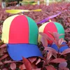 Parent child Multicolor Propeller Baseball Hat Women Outdoor Hat Detachable