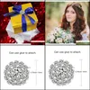 Strass Embellissements Flatback Sier Bijoux Fleur Cristal Bouton Accessoire Pour Diy Jewel Wmtkdo Toys2010 Drop Delivery 2021 Perles Arts