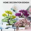 Künstliche Pflanzen Kiefer Bonsai kleiner Baum Topf gefälschte Blumen Topf Ornamente für Heimdekoration Hotel Garten Dekor