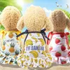 Vestuário para cães roupas de estimação de pet strawberry impressão de banana Poodle Teddy Doggy Cat Gat T-shirt Vestido de verão para cachorros pequenos para cachorros