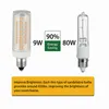 E11 E12 Dimmbare LED-Leuchten Mini 102 LEDs Maisbirnen 9W Ersetzen Sie 80W Halogenlampen Kandelabersockel 220V 110V für Zuhause Wohnzimmer H220428