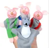 Марионетки для пальцев детские мини -животные образовательные ручные мультфильм животные плюшевые куклы кукол.
