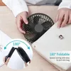 Elektriska fläktar Portable Handheld Fan 6500mAh Battery Drived USB uppladdningsbar personlig hand hållen för inomhus utomhus Travelectric1366619