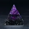 Amethist Tree of Life Orgone Pyramid Emf Protection Quartz Reiki Meditation