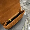 High quality chain Frosted suede envelope bags tassel postman shoulder bag cowhide Messenger flap satchel axillary women's tote bags y Vintag Clutch