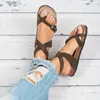 2022 letnie buty damskie płaskie sandały na plażę Chaussures Femme Clog Plus rozmiar 44 Casual Flip Flop