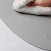 Leather Table Mats Tableware Pad Placemat Heat Insulation PU Bowl Coaster Kitchen Non Slip 220627