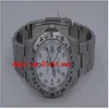Fabriek Leverancier Luxe Horloge Roestvrij Stalen Armband Saffier Wit II 16570 Automatische Heren Heren Horloge Watches1940300o
