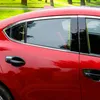 6st bilfönstercenter piller klistermärke PVC Trim Anti-Scratch Film för Mazda 3 6 Bn BP GL 2013-Present Externa biltillbehör