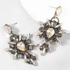 Dangle Chandelier Classic Retro Women Drop Earrings Luxury Crystal Statement Pendant Lady Ht247dan을위한 고품질 빈티지 Bijoux Jewelry