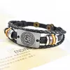 Charm Bracelets Fashion Hindu Bracelet Multi-layer Leather Beaded For Women Men Religious Bangle Jewelry Gift Him TG-01Charm Inte22