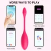 Nya appkontroll äggvibratorer vibrerande kegelbollar vaginal vibrator g spot clitoris stimulator par flirt sexiga leksaker för kvinnor