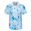 2022 デザイナーストライプポロシャツ tシャツヘビポロ蜂花柄メンズハイストリートファッション馬ポロ高級 Tシャツ p00032