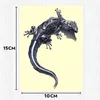 Creative 3D Mechanical Gecko Reflective Decoration Car Sticker Car-Styling Badge Emblem Auto Accessory