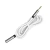 Cable de audio de red trenzada Par de cables de extensión de auriculares de línea de grabación de 3,5 mm Macho a hembra AUX Coche