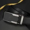 Men's Genuine Leather Pure Cowhide Belts Men's Automatic Buckle Business Casual All-match Youth Pants Belt Fashion