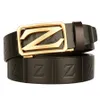 العلامة التجارية الجديدة للرجال الصيني العرقي الحزام الفاخر z zig buckle buckle التلقائي تصميم جلدي عالية الجودة 2 أنماط عرض 3.5 سم