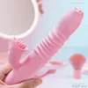 Giocattoli sexy femminili Stimolatore del clitoride Orgasmo rapido Vibratore Masturbazione Leccata della vagina Perline di trazione forti Dildo anale Prodotto per adulti