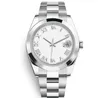 U1 Top AAA Reloj Wimbledon Dial Datejust Reloj con bisel liso 41 mm 126333 126334 Relojes de pulsera mecánicos automáticos Correa Jubilee Movimiento de zafiro Relojes para hombres