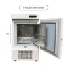 ZZKD Lab Supplies 86 c 108 l Vertikaler Tiefkühlschrank mit Ultratieftemperatur-Gefrierschrank und Controller 110 V 220 V